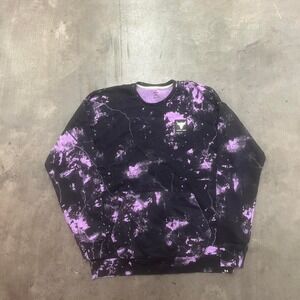 Under armour project rock embroidered logo the dye crew neck sweatshirt‎